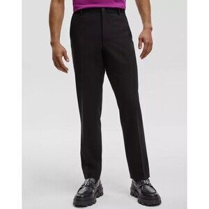 Mode of One Mens Suit Pants 34x34 Black Trousers Slim Fit‎ Dress Modern Pant NWT